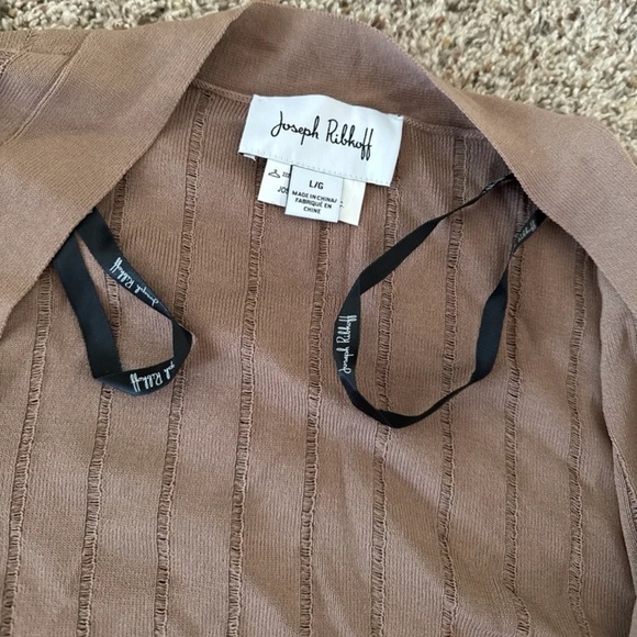 JOSEPH RIBKOFF Long Cover Up Cardigan Tiger's Eye
size Large - Picture 11 of 12